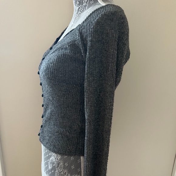 Anthropologie Lace-Trimmed Cardigan - Picture 5 of 9